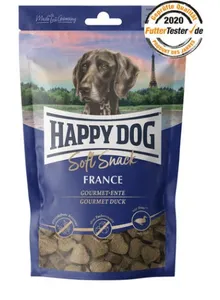 חטיף רך ברווז מיני לכלבים 100 גרם – Happy Dog Soft Snack Mini Duck | מולי חיות מחמד