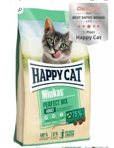 האפי קט מיקס לחתול בוגר 10 ק"ג – Happy Cat Perfect Mix | מולי חיות מחמד