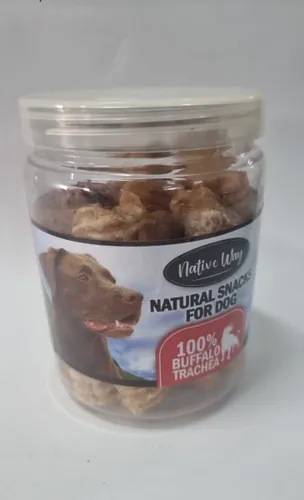 קנה נשימה באפלו - Buffalo Trachea נייטיב וואי - Native Way חטיף מבשר אמיתי