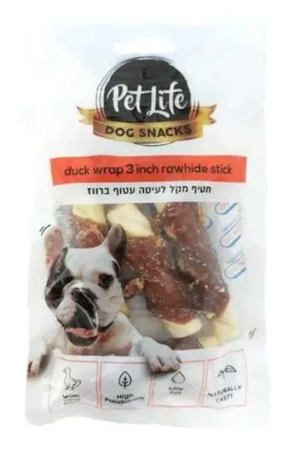 Pet Life – חטיף סנדוויץ' מסולסל לכלבים בטעם דג ועוף