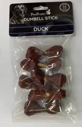 עצמות דאמבל דנטלי ברווז לכלב 6 יחידות