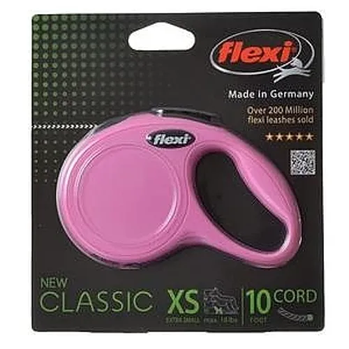 רצועת פלקסי נמתחת במגוון צבעים Flexi Classic XS