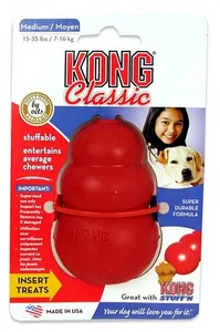 קונג קלאסי M משחק עמיד וחזק לכלבים – KONG Classic Medium | מולי חיות מחמד