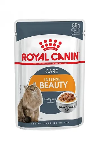 רויאל קנין לחתול אינטנס ביוטי מעדן גורמה Royal Canin