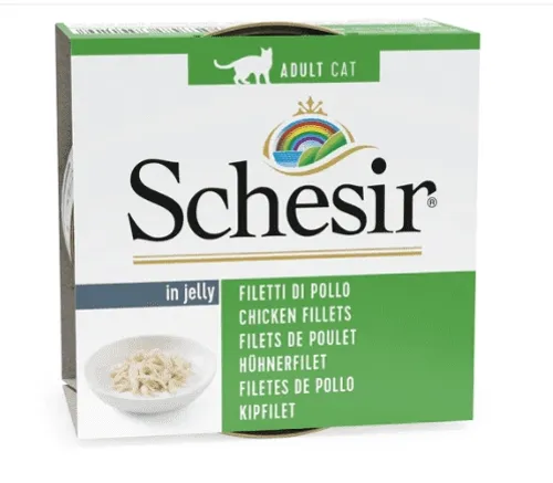 שזיר Schesir -IN JELLY מזון רטוב משלים בג'לי לחתולים בטעמים