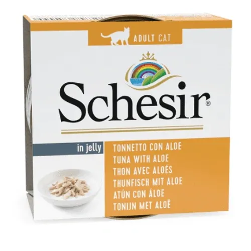 שזיר Schesir -IN JELLY מזון רטוב משלים בג'לי לחתולים בטעמים