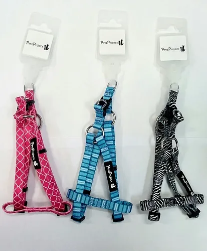 רתמת בד לכלב קטן בצבעים XS פטס פרוג`קט  Pets Project