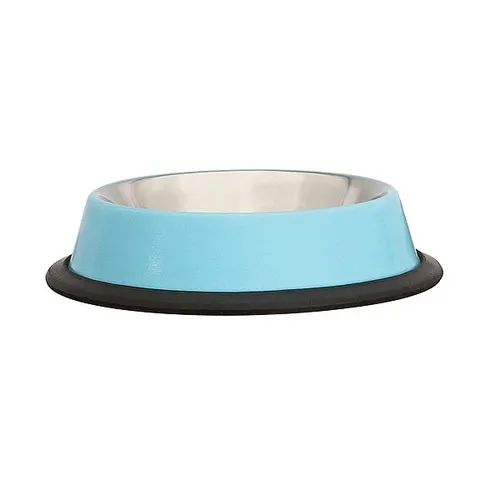 קערת נירוסטה תכלת גדולה פטסלנד Pets Project