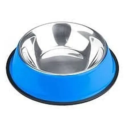 קערת נירוסטה תכלת גדולה פטסלנד Pets Project