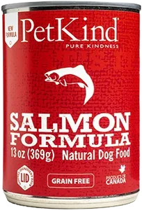 שימורי פטקיינד סלמון וקירשה ללא דגנים – Petkind Salmon & Tripe | מולי חיות מחמד