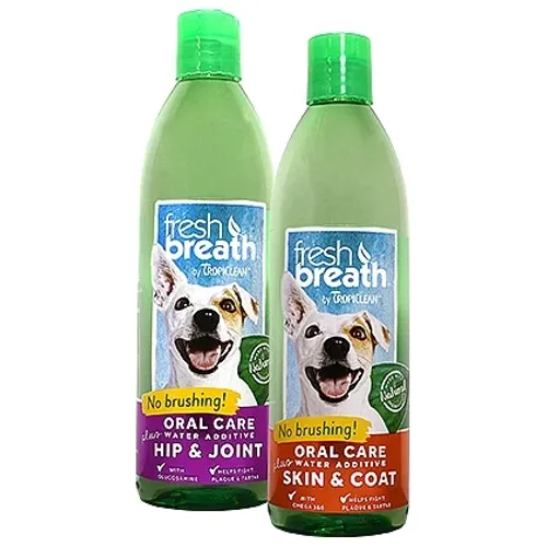 מי פה לכלבים וחתולים Fresh Breath Skin & Coat – TropiClean