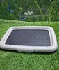 משטח אילוף עם רשת ועמוד לגמילה מצרכים 60×40 ס"מ | Training Pad | מולי חיות מחמד