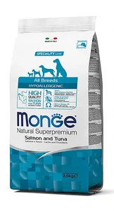 מונג היפואלרגני סלמון וטונה 2.5 ק"ג  Monge Adult Hypoallergenic | מולי חיות מחמד