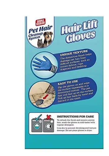 hair lift gloves כפפה לטקס להסרת שיער ממשטחים לניקוי רב פעמי