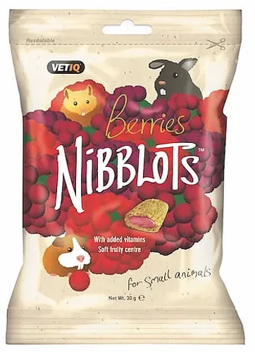 חטיף רק בטעם פירות יער למכרסמים ניבלוטס Berries Nibblots