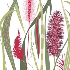 חבילת מפיות פריחה בסתיו Autumn Pampas Napkins