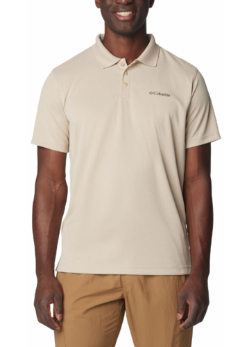 חולצת פולו קצרה לגברים UTILIZER POLO I אבן - Columbia