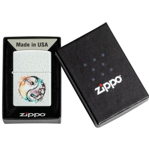 מצית זיפו יינג ויאנג פרחוני - ZIPPO 