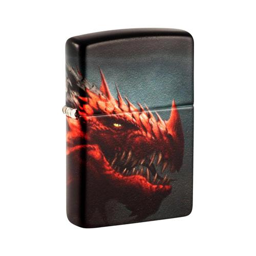 מצית זיפו דרקון אדום 360 - ZIPPO