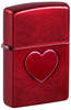 מצית זיפו חותמת לב בוהק -ZIPPO