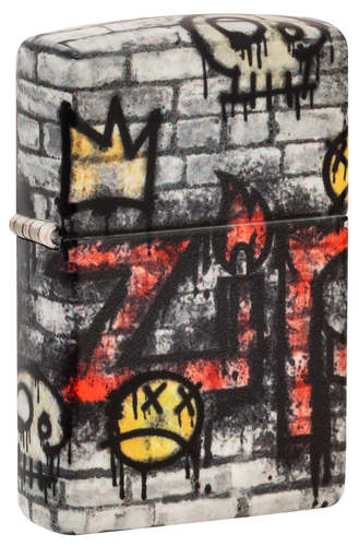 מצית זיפו אומנות רחוב על קיר - ZIPPO