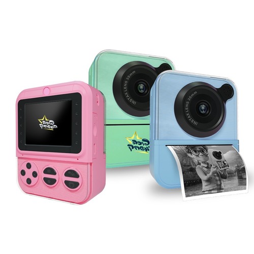 מצלמת ילדים פרינט גיים + הדפסת תמונות 
