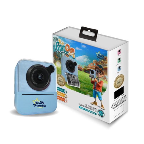 מצלמת ילדים פרינט גיים + הדפסת תמונות 