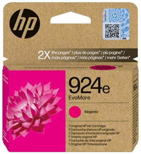 ראש דיו מקורי ורוד HP 924e M 4K0U8NE