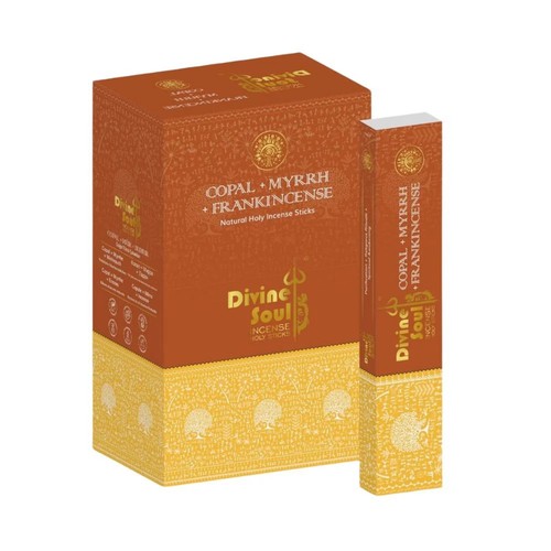 קטורת DIVINE SOUL COPAL+MYRRH+FRANKINCENSE