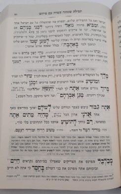 סידור עם פירוש לב שלום