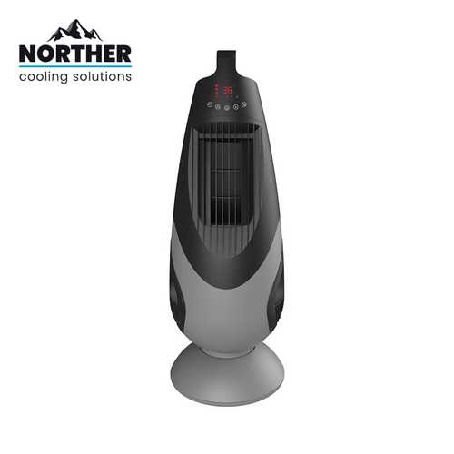 מאוורר מגדל סדרת SPEED דגם SUPER עם שלט צבע שחור/אפור