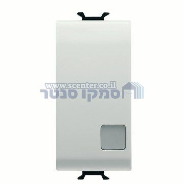 מפסק דוד לבן 1 מודול ללא נורה Gewiss Chorus 16Ah