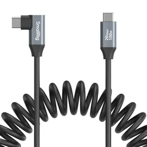 כבל מסולסל SmallRig 100W USB-C
