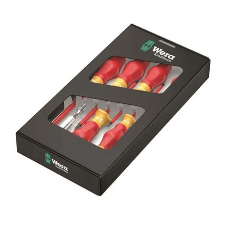 סט 5 מברגים + טסטר 1000 וולט סדרה קומפורט גרמניה