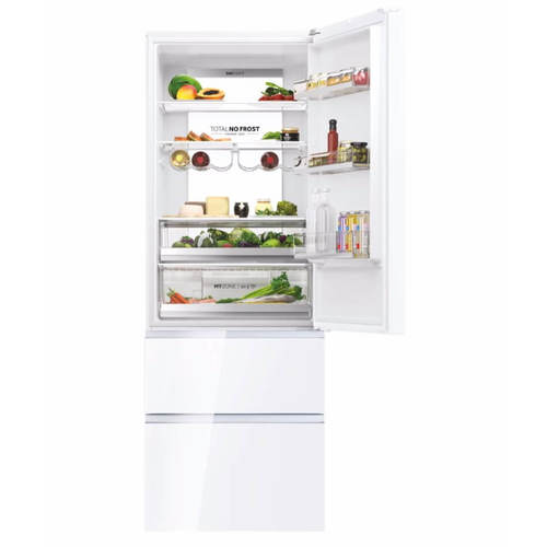 מקרר ‏מקפיא תחתון Haier HTW7720DNG B/W ‏483 ‏ליטר האייר