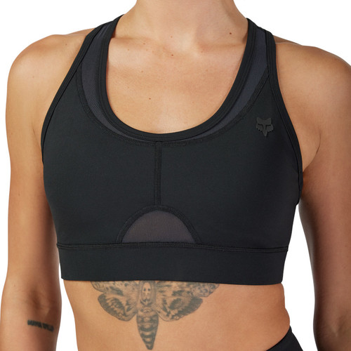חזיית ספורט לנשים פוקס שחור - FOX WOMENS MOTIVE BRA