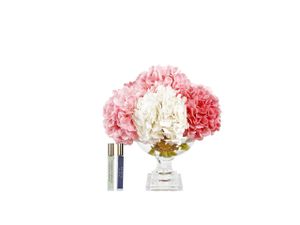 כלי קריסטל PROVANCE HYDRANGEAS בינוני ורוד