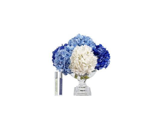 כלי קריסטל PROVANCE HYDRANGEAS בינוני כחול