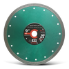 דיסק יהלום פרח לחיתוך טורבו ירוק 9" – חיתוך מהיר ועוצמתי