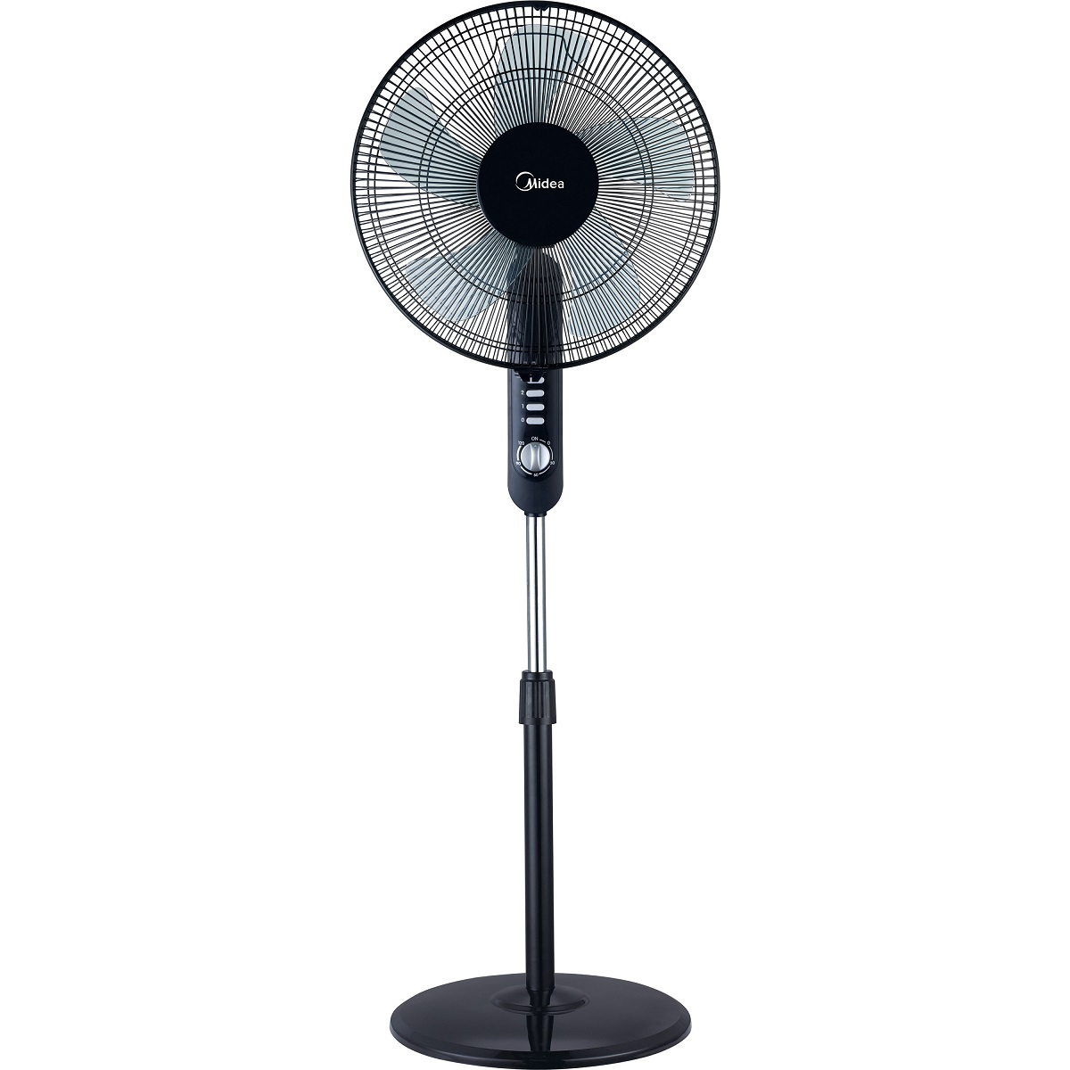 מאוורר עמוד שחור 16 אינטש MIDEA FS40-15FR  כולל שלט