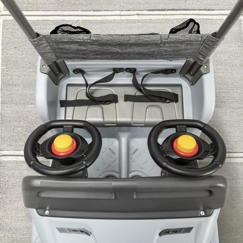 מכונית דמוי SUV עם מקום ל 2 ילדים, תאי אחסון וגגון 4242