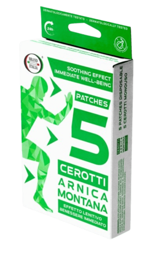 מדבקות ארניקה איטליה | Arnica Patches Italia Brand | מכיל 5 מדבקות - ברנד איטליה