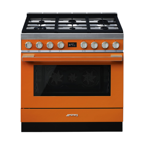 תנור משולב כיריים Smeg CPF9GPOR