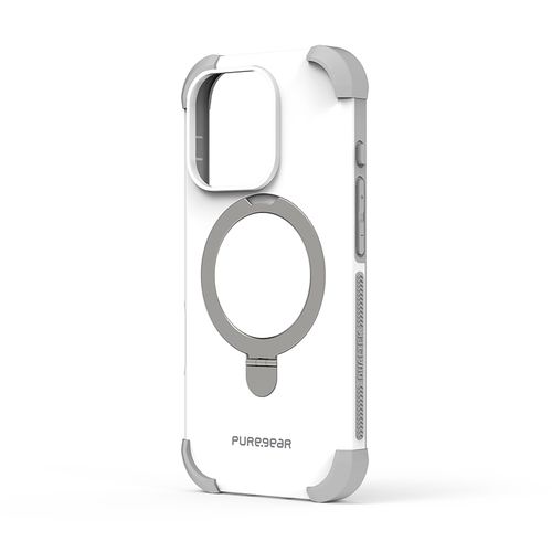 כיסוי לאייפון 16 פרו תומך MagSafe לבן PureGear DualTek Kik