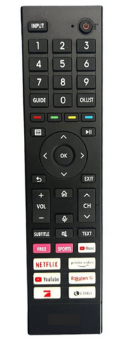 שלט חכם רחוק תואם לטלוויזיה סמארט הייסנס HISENSE-ERF3H80H
