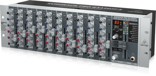 מיקסר 12 ערוצים ל- 3U RACK איכותי , Behringer RX1202FX