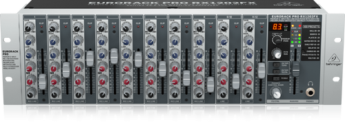 מיקסר 12 ערוצים ל- 3U RACK איכותי , Behringer RX1202FX