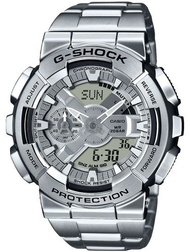 CASIO GM-110D-8A קרבון מתכתי חדש