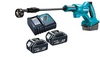 אקדח שטיפה בלחץ נטען 18V כולל 2 סוללות 4AH מבית makita