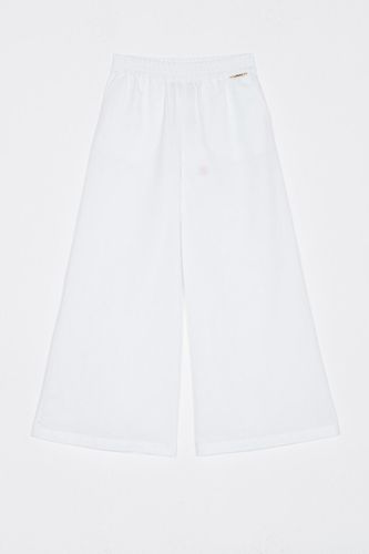 Girl's linen and cotton pants 